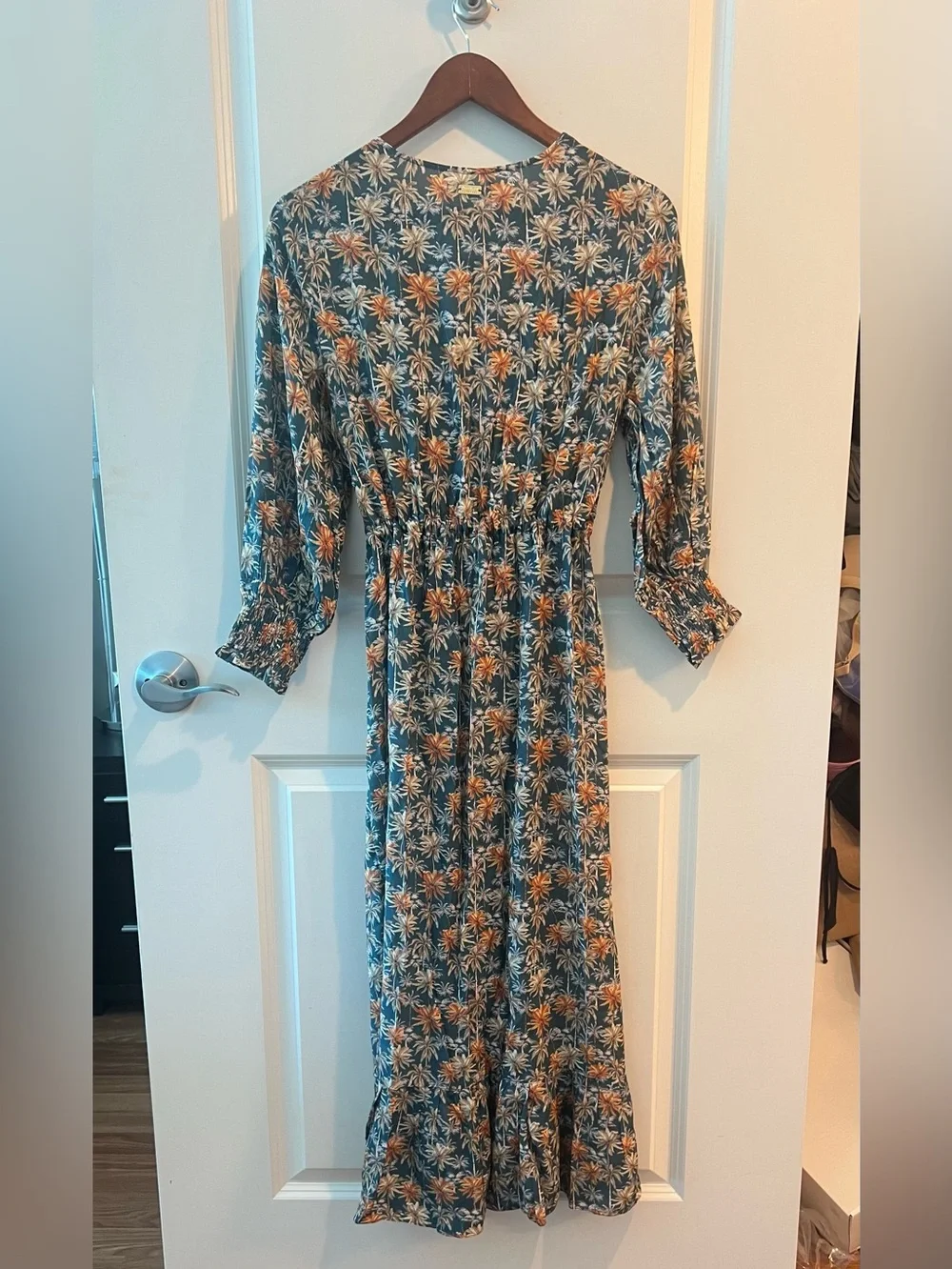 Palmacea Swimwear Palm Print Kimono Cover Up NWT